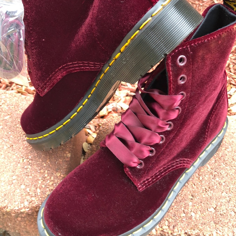 Dr.martens 1460 pascalvelvet plush women’s - Picture 4 of 11